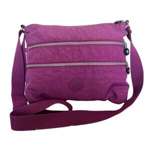 Kipling Alvar Nylon‎ Crossbody Bag in Purple